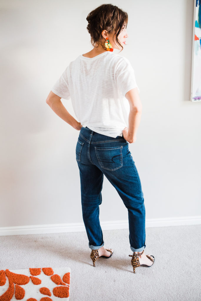 high waisted tomgirl jeans