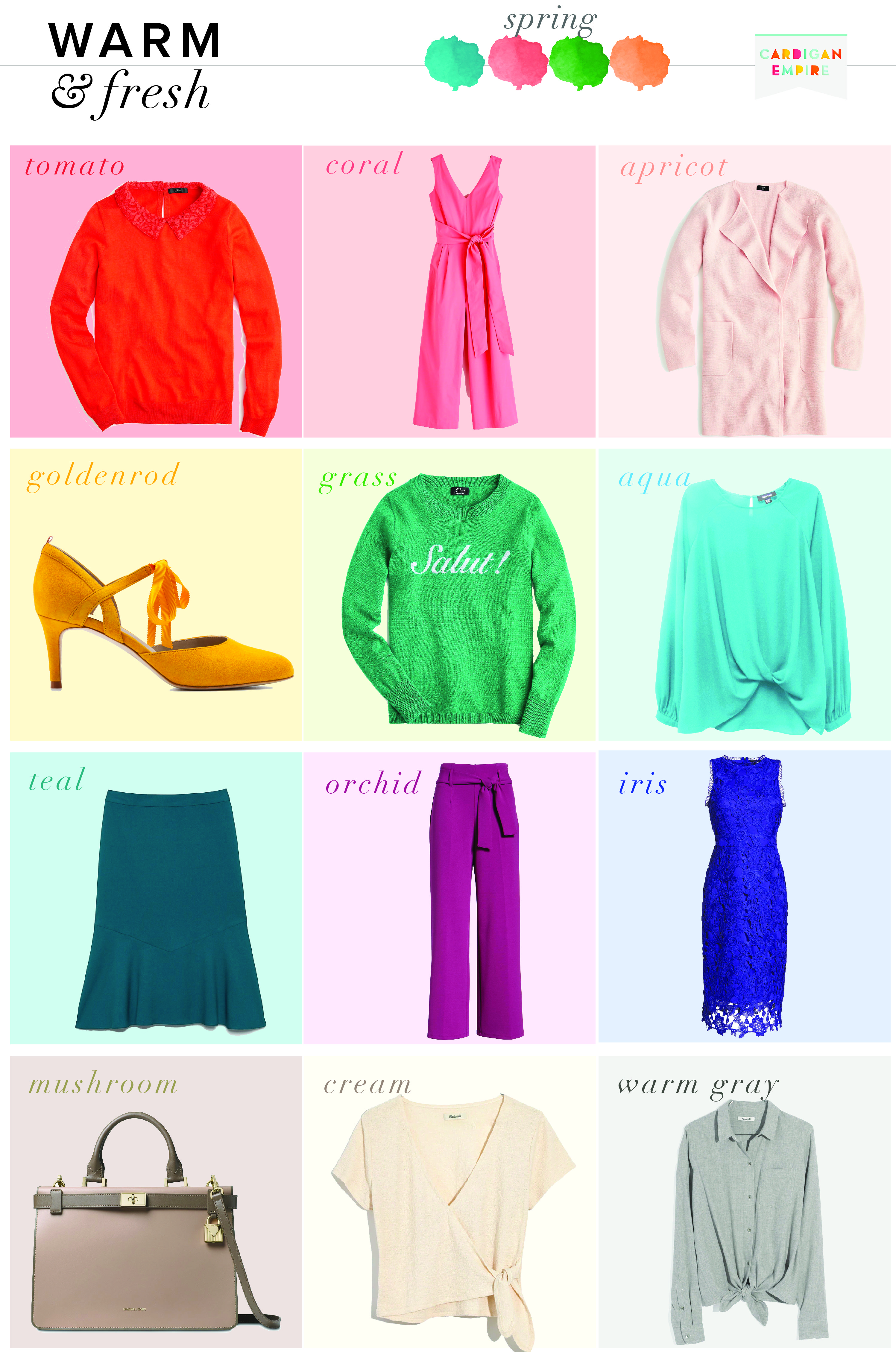 What to Wear Spring Capsule Wardrobe Seasonal Color Analysis