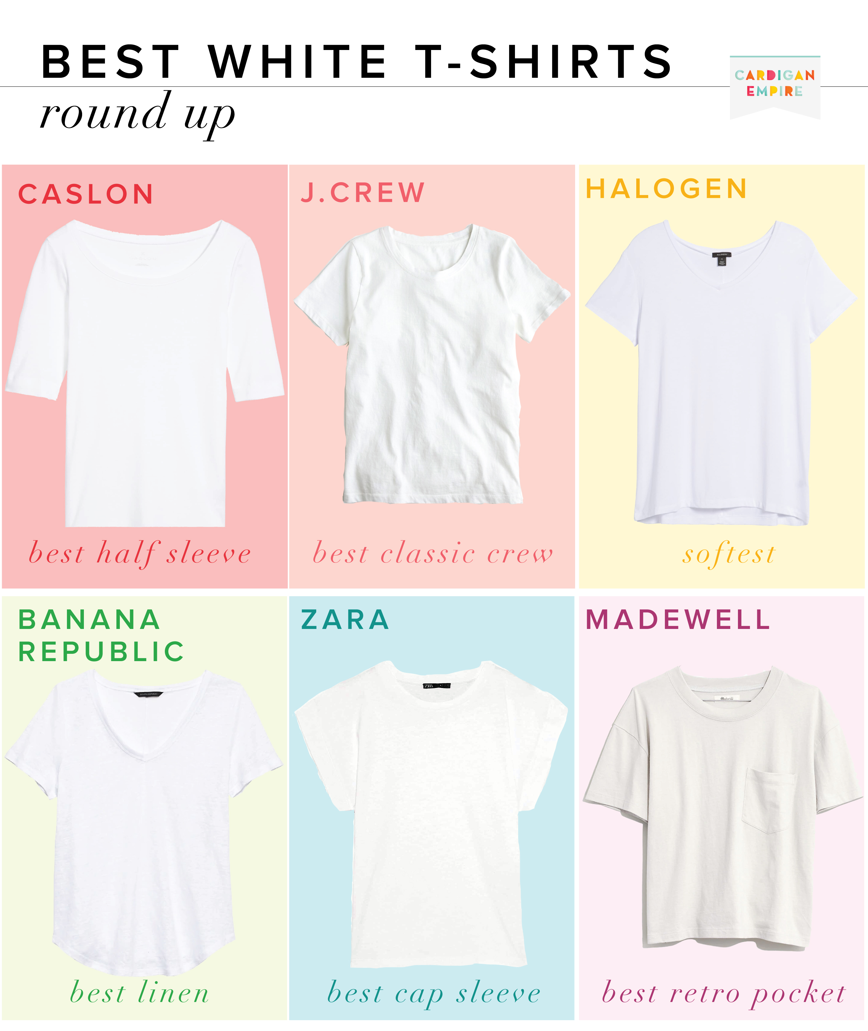 Best White T-Shirts Round Up